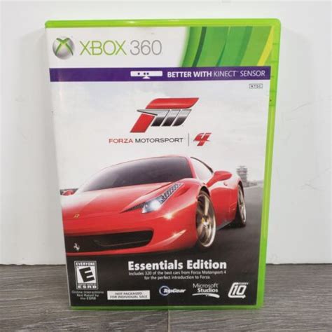 Forza Motorsport 4 Essentials Edition Microsoft Xbox 360 2012 Complete Tested Ebay