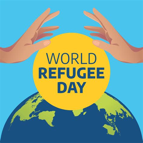 World Refugee Day Vector Design For Celebration Refugee Day Template