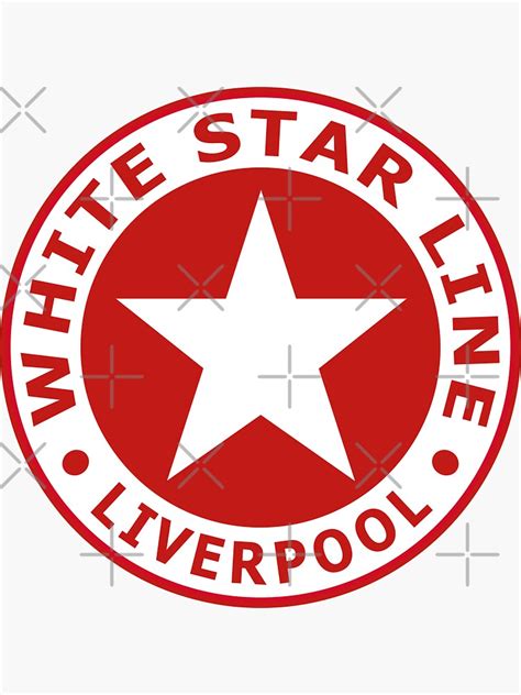 White Star Line Sticker For Sale By Lyvershop Redbubble