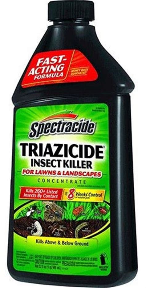 Spectracide Triazicide 32 Fl Oz Insecticide Garden Treatment For Bugs Yard Grass Pest