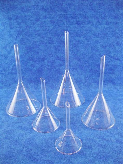 Funnels Borosilicate Glass Chemistry Lab Instrument Glassware Equipment