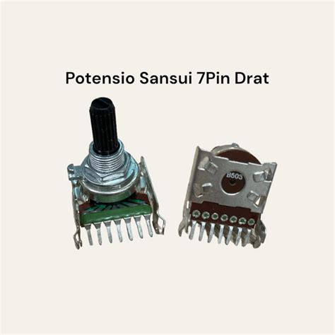 Jual Potensio Sansui 7pin Drat Kaki Lurus Shopee Indonesia