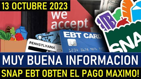 Muy Buena Informacion Del SNAP EBT Beneficios De Cupones De Alimentos