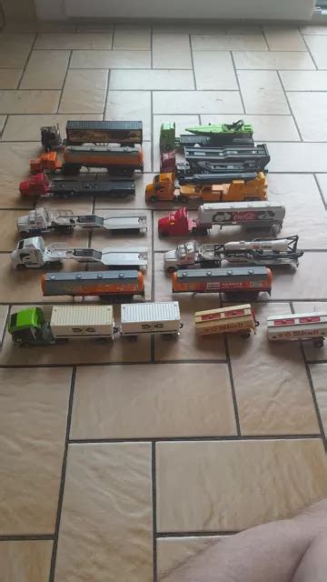 MAJORETTE ENORME LOT De Camions Semi Remorque Ho 1 87 EUR 24 99