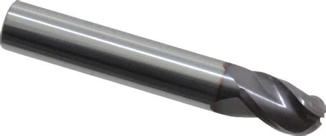 Niagara Cutter 5 16 Diam 7 16 LOC 3 Flute Solid Carbide Ball End