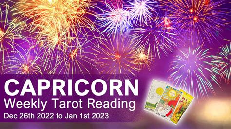 CAPRICORN WEEKLY TAROT READING A PATHWAY IS LIT CAPRICORN Dec 26th