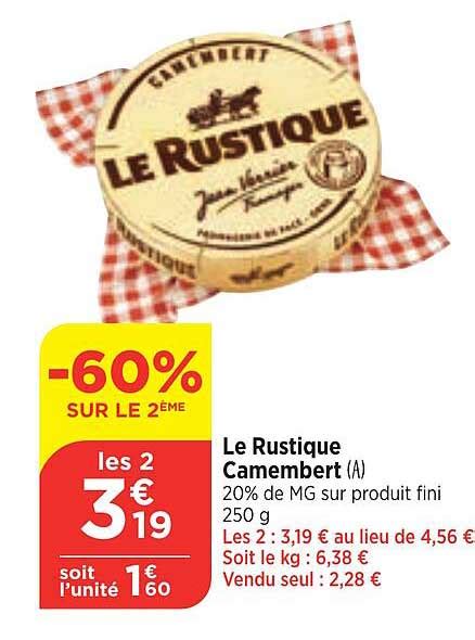 Promo Le Rustique Camembert Chez Bi Icatalogue Fr