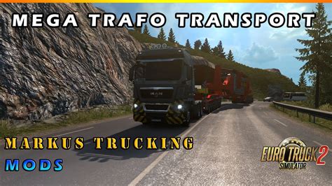 ETS2 MODS Mega Trafo Transport Oversize 1 36 YouTube