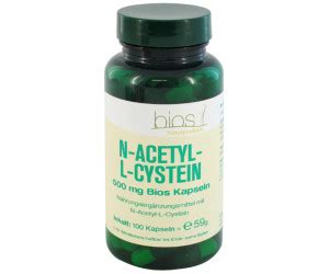 Bios Naturprodukte N Acetyl L Cystein 500 Mg Kapseln 100 Stk Ab 33