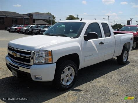 2011 Summit White Chevrolet Silverado 1500 Lt Extended Cab 4x4 53464066 Car