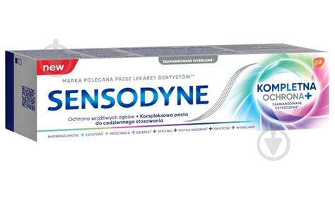 ᐉ Зубна паста Sensodyne Комплексний захист відбілювальна 75 мл 75 мл ...