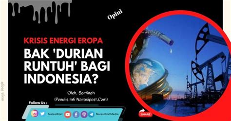 Krisis Energi Eropa Bak Durian Runtuh Bagi Indonesia Narasipost