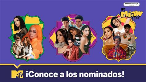 Premios Mtv Miaw 2022 ¡conoce A Los Nominados 🔴 En Vivo Youtube