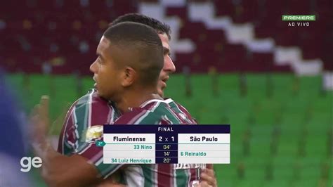 Vídeo Fluminense x São Paulo Compacto futebol ge