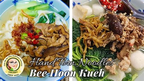 Cara Mudah Buat Bee Hoon Kueh Hand Torn Noodles Pan Mee The Simply