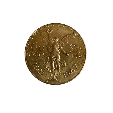 50 Pesos Gold Coin 1947 Artsvalua