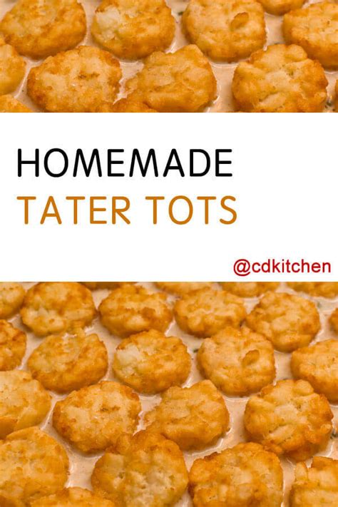 Homemade Tater Tots Recipe | CDKitchen.com