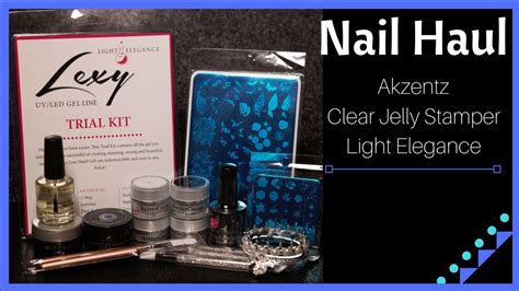 Nail Haul Akzentz Clear Jelly Stamper Light Elegance Patrice