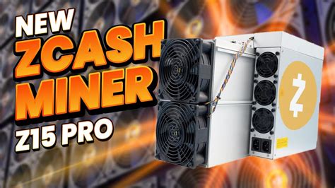 New Zcash Miner Bitmain Antminer Z Pro Zec Asic Youtube