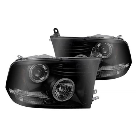 Spyder® Pro Yd Dr09 Hl Bsm Black Smoke Led Halo Projector Headlights