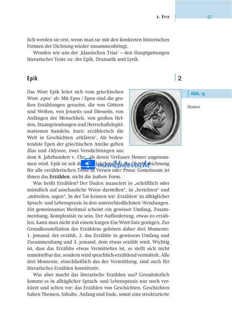 Aufbaumodul 2 Literarische Texte Und Textanalyse MeinUnterricht