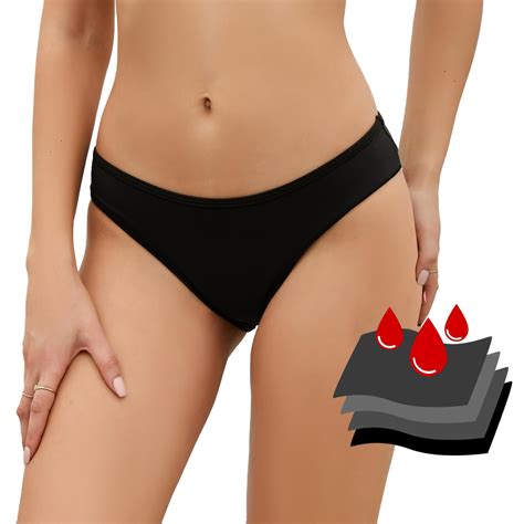 Snapklik Womens Period Swimwear Bikini Bottoms Menstrual