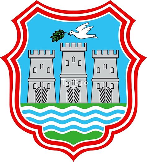 "Coat of Arms of Novi Sad, Serbia" by Tonbbo | Redbubble