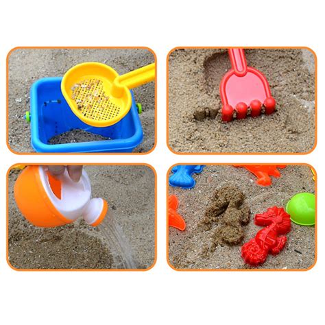 Juego De Arena Para La Playa Para Niños 9 Piezas Juegos Para Arenero