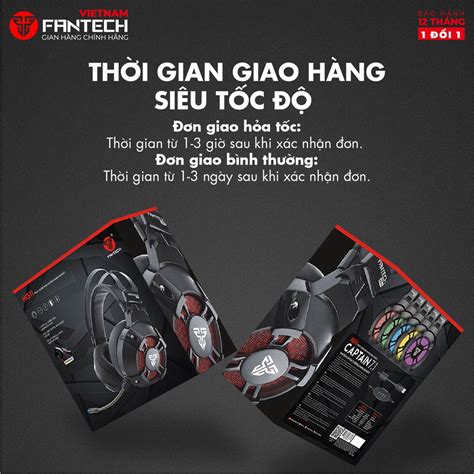 Mua Tai Nghe Gaming 7 1 FANTECH HG11 CAPTAIN LED RGB Hỗ Trợ Mic Chống