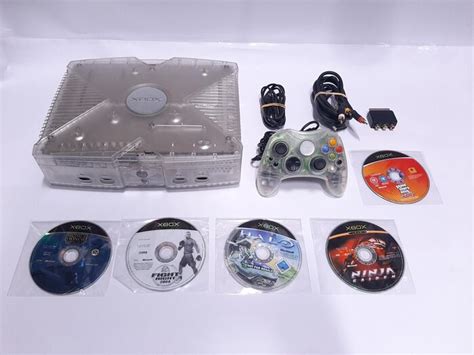 Xbox Classic Crystal Edition - Console with games - Without - Catawiki