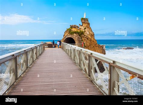 The Rock Of The Virgin Or Le Rocher De La Vierge Is A Tourist Natural