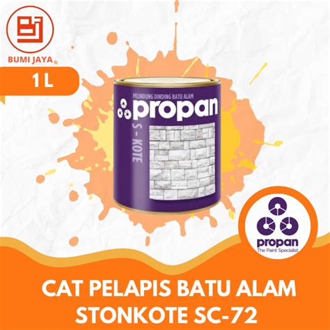 Jual Cat Batu Alam Propan Stonkote Sc 72 Batu Alam Clear Gloss Doff 1