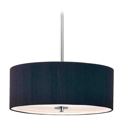 Black Drum Shade Ceiling Light Ruivadelow