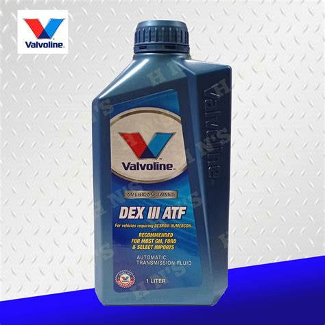 Valvoline Dex III ATF Dexron 3 Automatic Transmission Fluid 1L