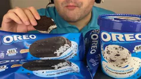 Asmr Oreo Ice Cream Party Mukbang Eating Sounds Eating Show Youtube