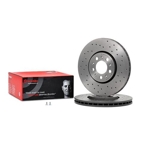 Set Discos De Freno Delanteros Perforados Brembo Audi A1 8X A3 8L