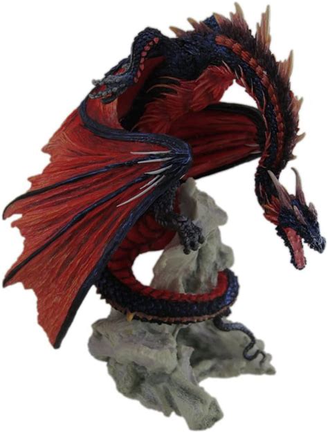 Bill Bloodfire Hand Painted Red Dragon Statue - Walmart.com