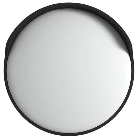 Outdoor Convex Traffic Mirror Black Cm Polycarbonate Cozsales