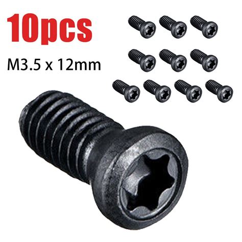 Fule 10pcs M2 5 M3 5 M4 Torx Screws For Replaces Carbide Insert CNC