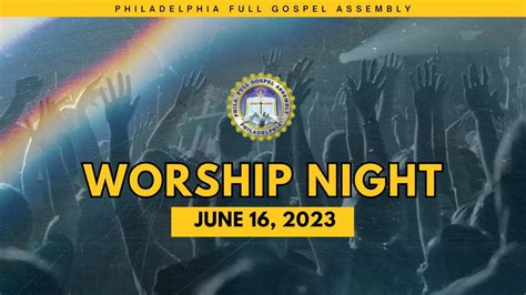 Sunday Worship Service Cont 06 11 2023 Philadelphia Full Gospel Assembly Youtube