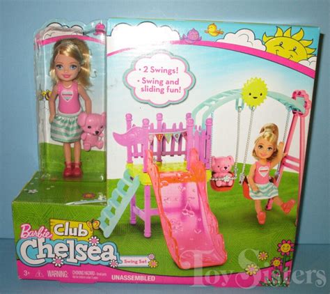 20162017 Barbie Club Chelsea Swing Set Dwj46 Toy Sisters