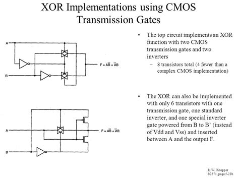 Xor Gate Cmos Circuit