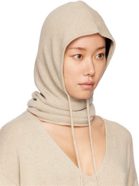 Lisa Yang Beige Jackie Balaclava Lisa Yang