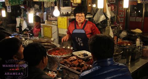 Dining at the Gwangjang Night Market in Seoul - Wandering Aramean