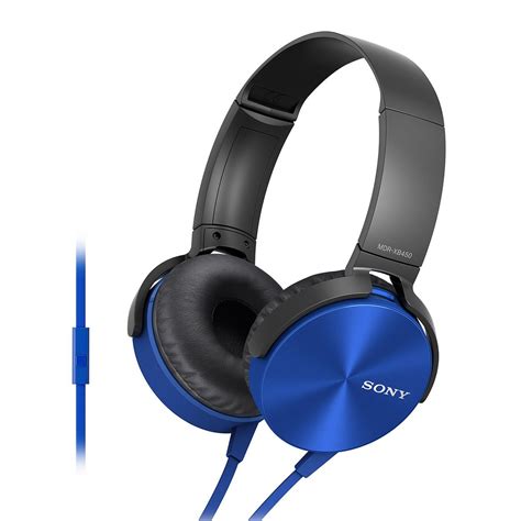 Sony Mdr Xb Ap Wired On Ear Headphone With Mic Blue Buy Online In