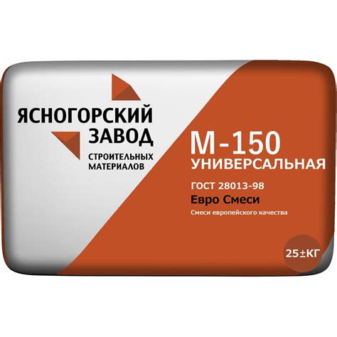 Универсальная сухая смесь ЯЗСМ М-150 25 кг 4640013520056 - выгодная ...