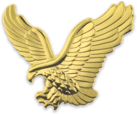 Amazon PinMart S Soaring Flying Gold Eagle Metal Lapel Pin With