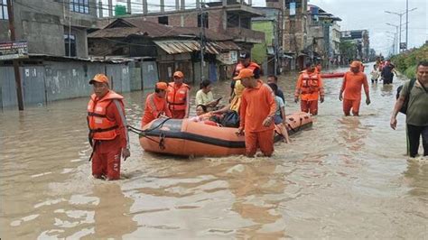 Manipur Flood Situation Worsens After Breaching Overflowing Of Rivers