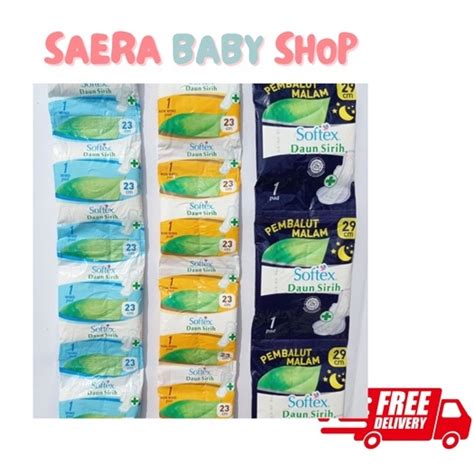 Jual Softex Daun Sirih Cm Non Wing Dan Cm Wing Renceng Satuan