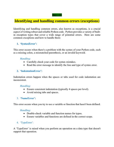 Solution Module Error Handling And Debugging In Python Studypool